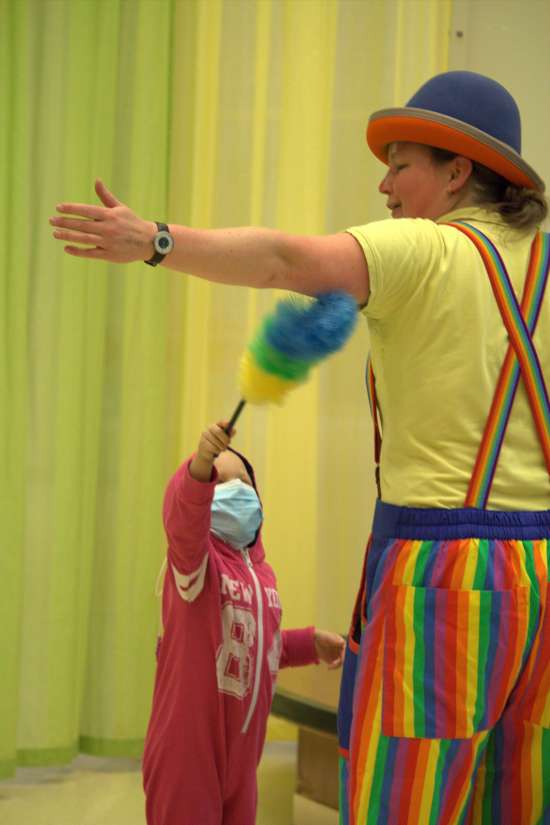 Clown Kiko - optreden ziekenhuis - speciale optredens - kanjers