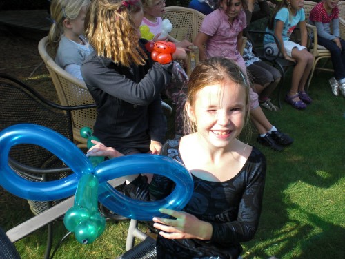 Clown Kiko op een verjaardag / kinderfeestje 