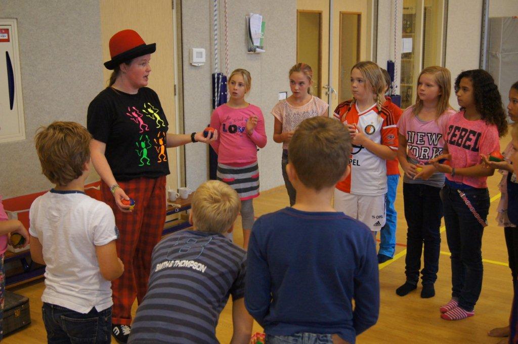 Kiko's Jongleer workshop - basisschool groep 7 en 8