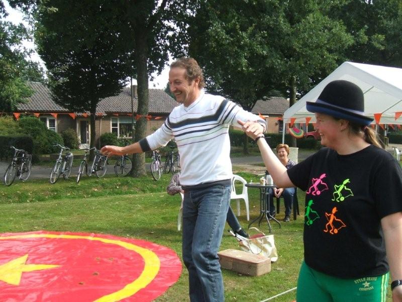 Circus Kiko workshops - koorddansen - open piste workshops langs fietsroute - alle leeftijden