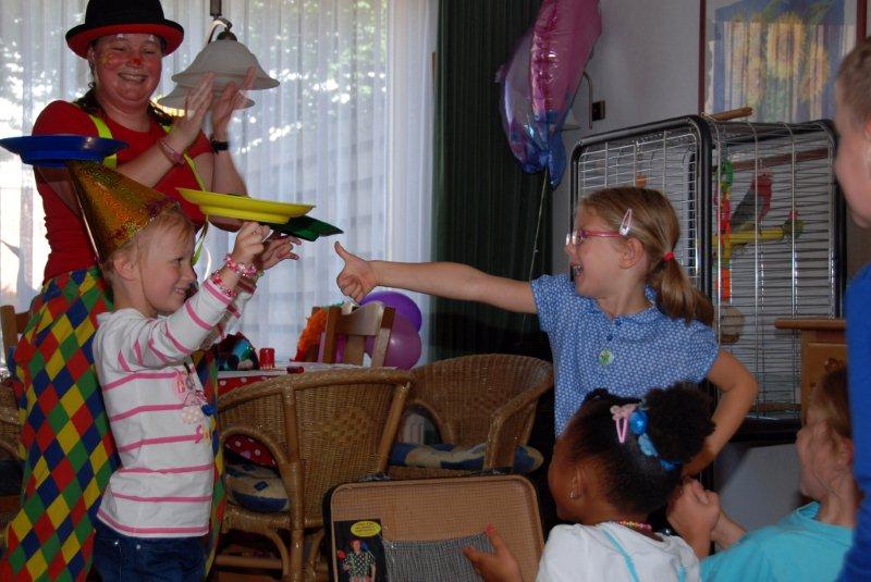 Clown kiko op de verjaardag van Anne - Kinderfeestje met Clown Kiko